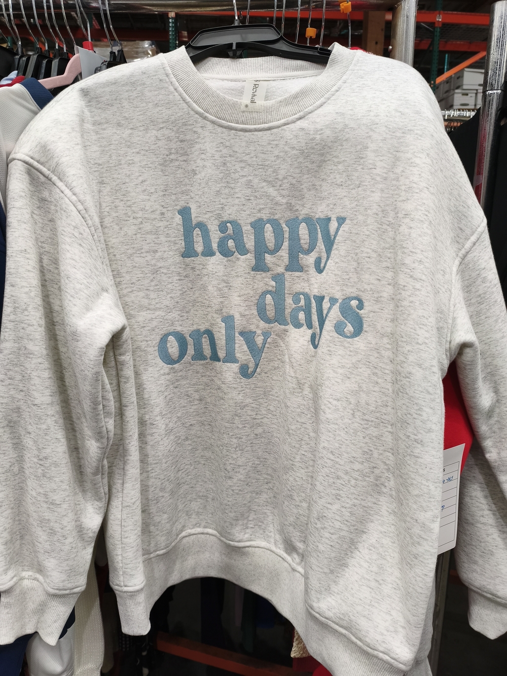 AS Revival Happy Days Only Sweatshirt NWT